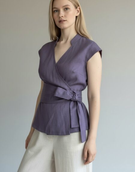 surišama lininė palaidinė