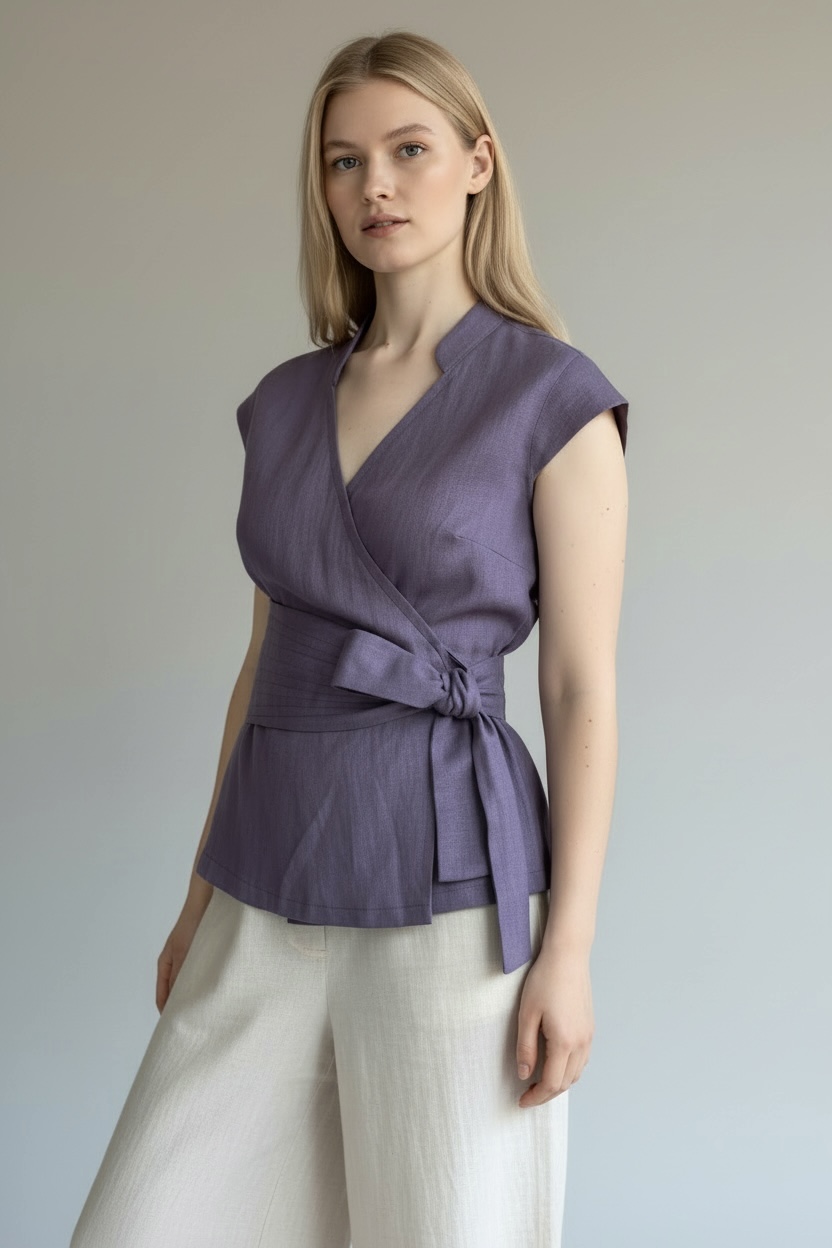 surišama lininė palaidinė