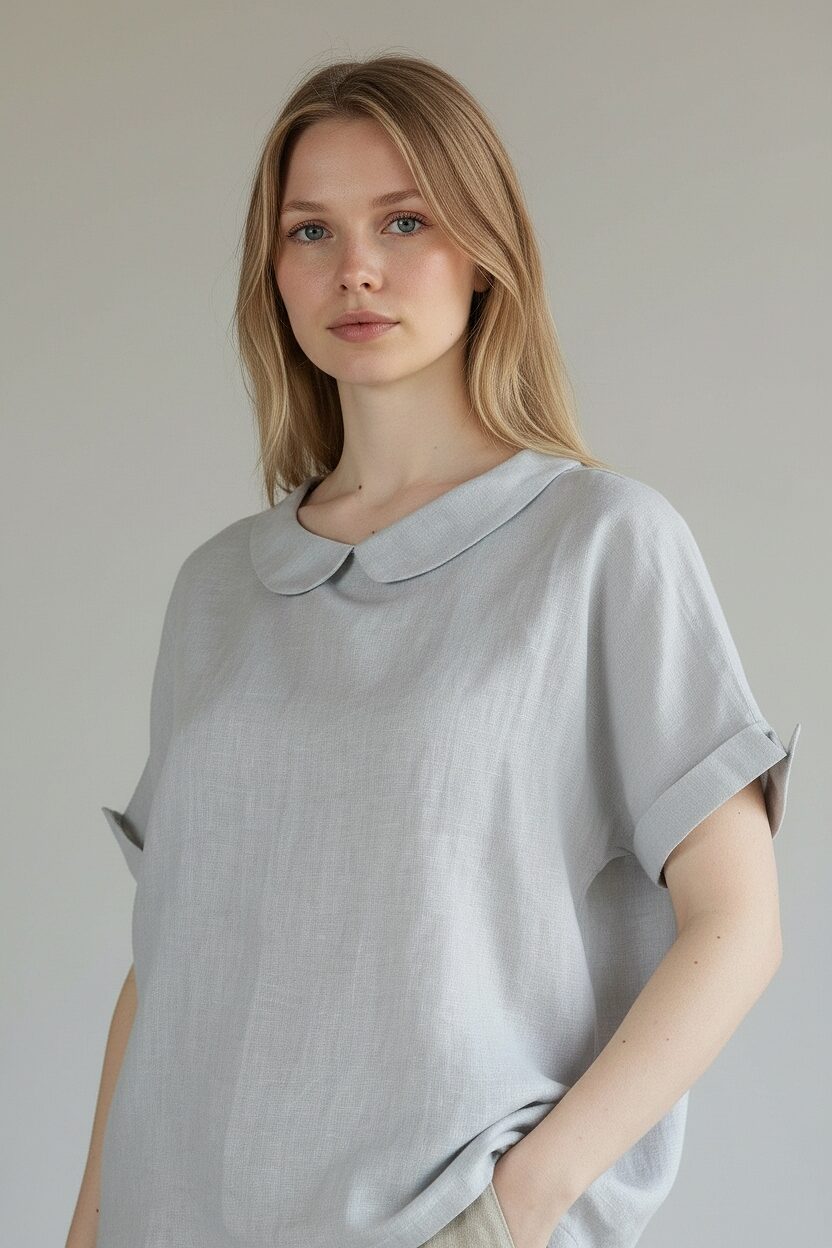 Elegantiška lininė palaidinė - Image 2