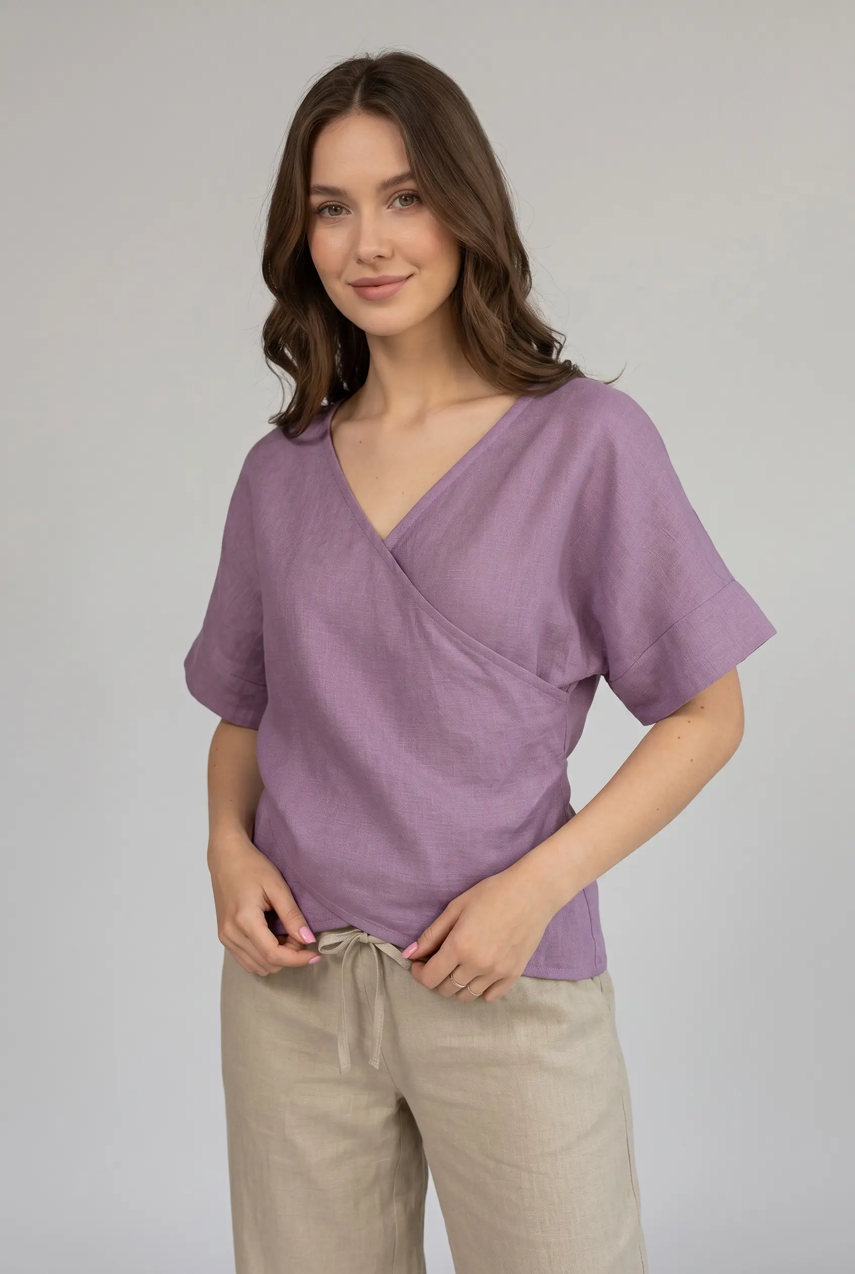 violetine linine palaidine